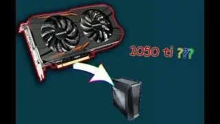 Installing gforce GTX 1050ti on the motherboard
