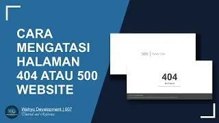 HOW TO OVERCOME 404 OR 500 PAGES ON A WEBSITE