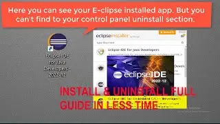 Quick and Easy: Uninstalling and Installing Eclipse IDE on Windows 10/11