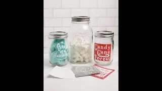 DIY static cling removable labels for Mason jars, pantry organizing, decoration. *Easy!!*