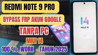 Redmi Note 9 Pro Frp bypass MIUI 14 Forgot google account Without PC