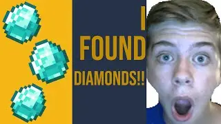 I FOUND DIAMONDS!!!!!1!! - Minecraft Survival #2