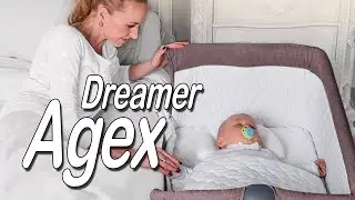 Agex Dreamer - Обзор приставной кроватки от Boan Baby