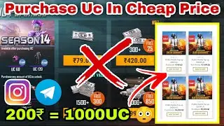 Buy uc in cheap price From Instagram, Telegram, uc Purchase Sites Real OR Fake🤔 | Pubg Mobile
