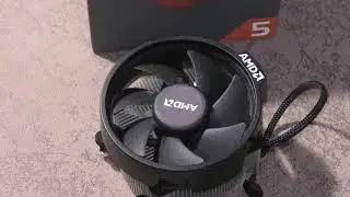 A defective boxed cooler for AMD Ryzen.