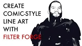 Create comic-style line art with Filter Forge
