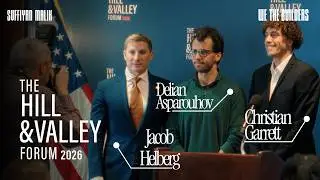 Hill & Valley Forum 2026 Press Breakfast with Delian Asparahouv, Jacob Helberg & Christian Garrett