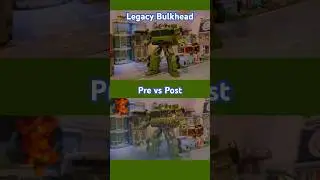 Transformers Legacy: Bulkhead Stop Motion, Pre v Post 