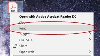 Right Click with no Print Option? (FIXED)