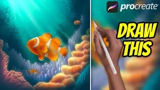 Clown Fish - Procreate tutorial 