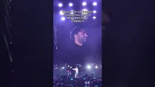 Marco Mengoni al concerto di Nino d'angelo