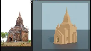 Making Bagan Pagoda Lowpoly with Bagan Kitbash (Tutorial)