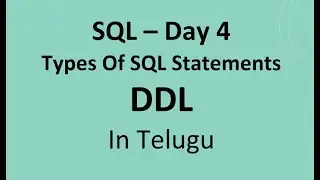 SQL Day 4: DDL Statements