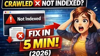 EXCLUDED BY NOINDEX TAG ❌ NOT INDEXED?FIX IN 5 MIN! (2026)