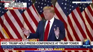 TRUMP HOLD PRESS CONFERENCE AT TRUMP TOWER ~ TrumpRap.com