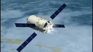 ATV undocks and controlled destructive re-entry