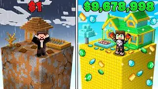 SURVIVING ELEMENTAL SKY BATTLE IN MINECRAFT!!