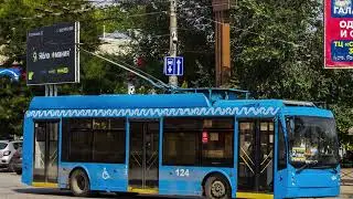 Троллейбус Тролза-5265.00 «Мегаполис», бортовой номер 124