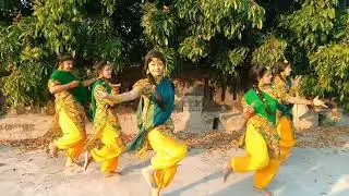 Dhim Tana || Dance Cover || Bosonto Boron ||  Folk Creation || Sanchari Choreography