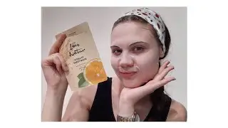 Как правильно использовать тканевые маски. LOVE NATURE АПЕЛЬСИН И ОВЕС 42134. ORIFLAME