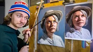 Getting Better at Oil Painting! (FULL PORTRAIT WALKTHROUGH)