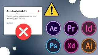 حل مشكلة ظهور رسالة خطأ عند تسطيب برنامج الادوبي Installation Failed Error Code: 182