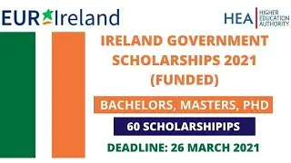 GOI IES Scholarship 2021 || Ireland Scholarships for International Students 2021