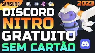 DISCORD NITRO DE GRAÇA SEM CARTÃO, NOVA PROMOÇÃO DA SAMSUNG! 2022 até 2023