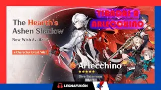 TIRADAS AL BANNER DE ARLECCHINO 4.6 #arlecchino #genshinimpact  #genshin #4k #BannerArlecchino