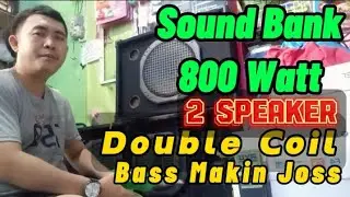 Pasang Bobel Coil Speaker ❗Sound Bank 800 watt ❗Bass Horexx Bulat Menggelegar❗Dobel Coil