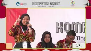Kompetisi Debat Pemuda 2023 - SMAN 3 Bogor Vs SMA Muhammadiyah 15 Jakarta