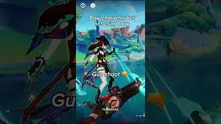 Genshin Impact bow character but not using bow
