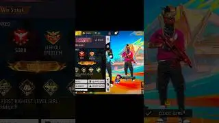 INDIA Highest level girl challenge me 😲 phir kya hua .? Garena free fire max #shorts #short