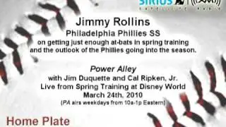 Jimmy Rollins, PHI SS, on spring training at-bats and PHI prep for season - Sirius|XM