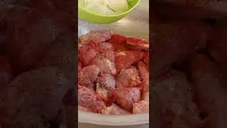 Вкусный маринад для шашлыка из курицы.