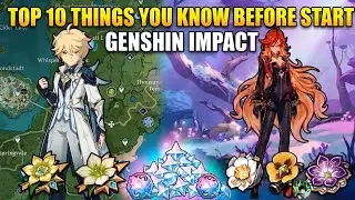GENSHIN IMPACT BEST BEGINNER GUIDE| 10 THINGS YOU NEED TO KNOW BEFORE START GENSHIN IMPACT JOURNEY 