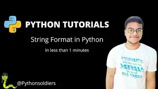 String Format in Python Tutorial 