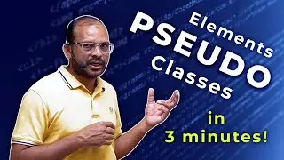 Learn Pseudo Element vs Pseudo Classes in 3 minutes | CSS | PickupBiz Learning