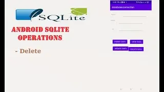how to delete data in SQLite database | delete data in SQLite database |