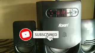 Foxin Homtheater Unboxing & Review || 2.1 Speaker