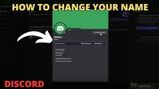 Tutorial how to change your discord name, change the discord name easily tutorial