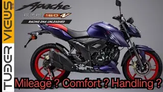 Tvs Apache 1604v Dual channel ABS Comfort mileage review