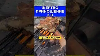 КОСТРОВАЯ С ПОДДУВОМ 2.0 | МАНГАЛ | АЛТАРЬ | БУДЕМ ЖЕЧЬ КУРИЦУ | SHORTS | 2023