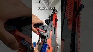 Lego Gun Prototype vs Product - AK-12