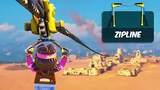HOW to make a ZIPLINE in LEGO Fortnite... *NEW*