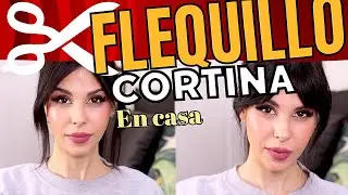 😱COMO CORTAR EL FLEQUILLO CORTINA  paso a paso en casa #flequillocortina #flequillo