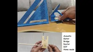 Home made Bridge Doctor fix for an Acoustic guitar | repair belly bulge, belly bow | Yamaha Guitar