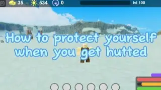 How to protect yourself when you get hutted in Booga Booga Reborn | Roblox