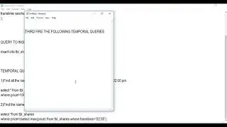 How to Create a Temporal Database in Oracle 11g