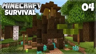 Building an Enchanting Room - Minecraft 1.16 Survival Let's Play | Episode 4
